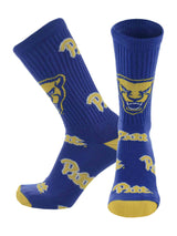 TCK socks Pittsburgh Royal/Gold / Large Pittsburgh Panthers Mayhem Crew Socks (Made in USA)