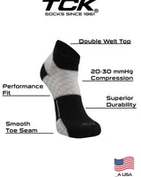 TCK socks Plantar Fasciitis Relief Socks for Men and Women with Targeted Compression