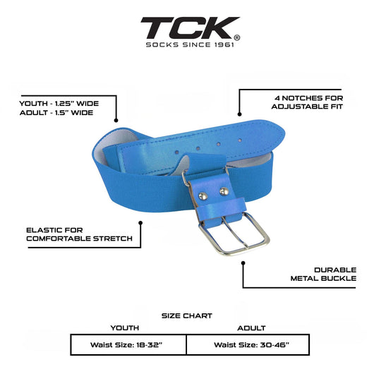 TCK socks Pro Plus Performance Prosport Over the Knee Socks Belt Combo