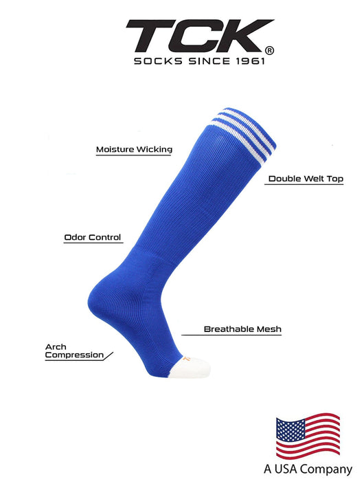 TCK socks Prosport Striped Tube Sock