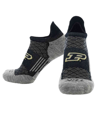 Purdue Boilermakers No Show Tour Socks - Made in USA