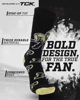TCK socks Purdue Boilermakers Mayhem Crew Socks (Made in USA)