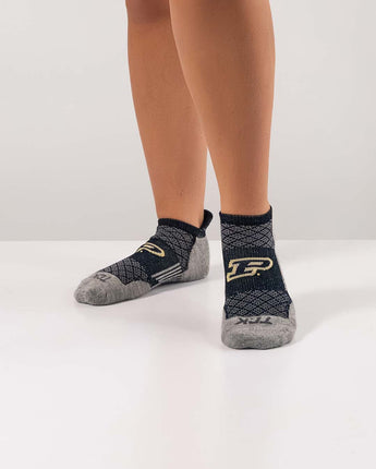 Purdue Boilermakers No Show Tour Socks - Made in USA