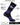 TCK socks Purple/Black / Large Kansas State Wildcats Socks Game Day Striped Crew Socks