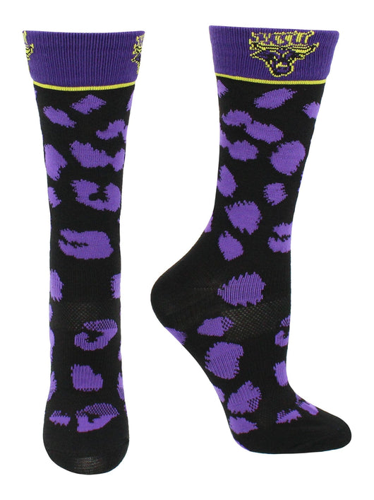 TCK socks Purple/Black / Medium Minnesota State Mavericks Socks Womens Savage Crew Socks