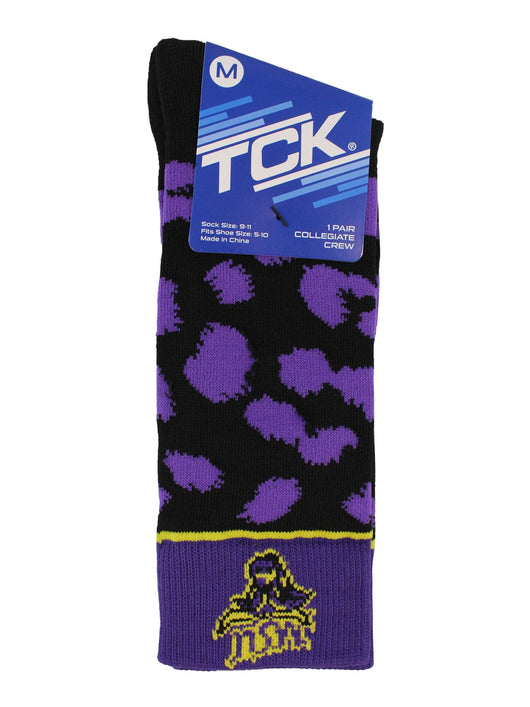 TCK socks Purple/Black / Medium Minnesota State Mavericks Socks Womens Savage Crew Socks
