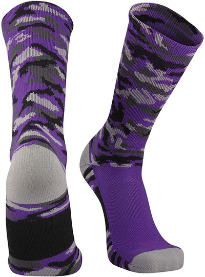 TCK socks Purple Camo / Small Elite Woodland Camo Performance Crew Socks