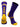 TCK socks Purple/Gold / Large LSU Tigers Baseline Crew USA Made