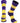 TCK socks Purple/Gold / Large Northern Iowa Panthers Socks Game Day Striped Crew Socks
