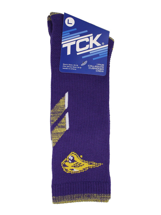 TCK socks Purple/Gold / Large Northern Iowa Panthers Socks University of Northern Iowa Panthers Champion Crew Socks