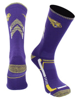 TCK socks Purple/Gold / Large Northern Iowa Panthers Socks University of Northern Iowa Panthers Champion Crew Socks