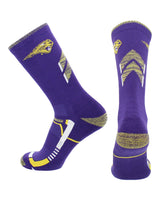 TCK socks Purple/Gold / Large Northern Iowa Panthers Socks University of Northern Iowa Panthers Champion Crew Socks