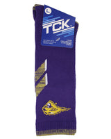 TCK socks Purple/Gold / Large Northern Iowa Panthers Socks University of Northern Iowa Panthers Champion Crew Socks