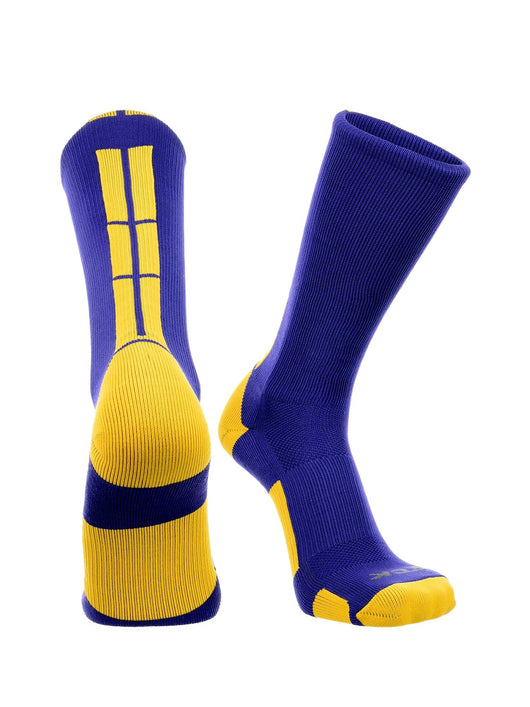TCK socks Purple/Gold / Small Baseline 3.0 Athletic Crew Socks