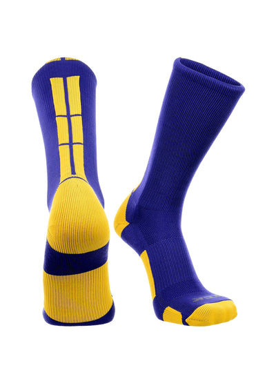 TCK socks Purple/Gold / X-Large Crew Socks Baseline 3.0 Adult Sizes Team Colors