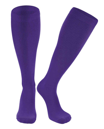 TCK socks Purple / Large Sport Light Team Uniform Tube Socks - Solid Colors by TCK