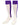 TCK socks Purple / Small 2-n-1 Baseball and Softball Stirrup Socks