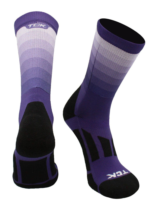TCK socks Purple / Small Fade Sublimated Crew Socks