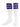 TCK socks Purple / Small Retro 3 Stripe OTC Tube Socks