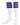 TCK socks Purple / Small Retro 3 Stripe OTC Tube Socks