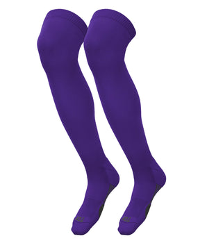 TCK socks Purple / Small TCK Dugout Over the Knee Socks For Baseball, Softball, Football Solid Team Colors