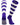 TCK socks Purple/White / Small Hoop Striped Rugby Socks