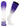 TCK socks Purple/White / Small TCK Elite Breaker Striped Athletic Socks | Over-the-Calf Soccer & Baseball