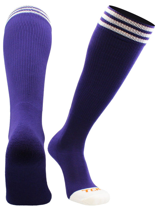 TCK socks Purple/White / X-Small Prosport Striped Tube Sock