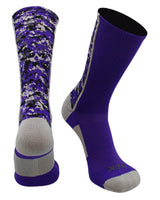 TCK socks Purple / X-Large Digital Camo Crew Socks