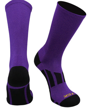TCK socks Purple / X-Large Elite Performance 2.0 Crew Socks For Sports