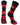 TCK socks Red/Black / Large Maryland Terrapins Socks Game Day Striped Crew Socks