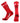 TCK socks Red/Black / Large Nebraska Cornhuskers Socks University of Nebraska Cornhuskers Champion Crew Socks
