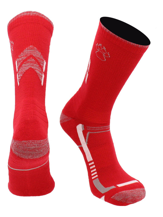 TCK socks Red/Black / Large New Mexico Lobos Socks University of New Mexico Lobos Champion Crew Socks