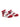 TCK socks Red/Black/White / 2T-4T Arkansas Razorbacks Toddler Socks Low Cut Little Fan