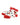 TCK socks Red/Black/White / 2T-4T Louisville Cardinals Toddler Socks Low Cut Little Fan