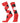 TCK socks Red/Black/White / Large Nebraska Cornhuskers Argyle Dress Socks NCAA Fanwear Crew Length