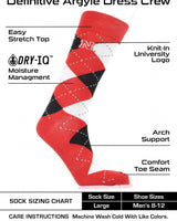 Nebraska Cornhuskers Argyle Dress Socks – Collegiate Crew