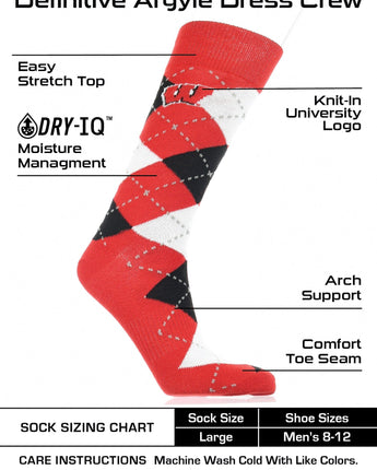 Wisconsin Badgers Argyle Dress Socks – Collegiate Crew