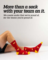 TCK socks Red/Gold / Large USC Trojans Mayhem Crew Socks (Imported)