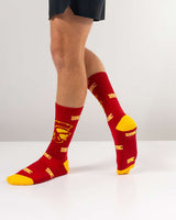 TCK socks Red/Gold / Large USC Trojans Mayhem Crew Socks (Imported)