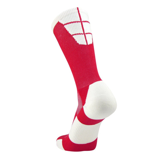 TCK socks Red/White / X-Large Goalline 2.0 Football Socks Crew Length
