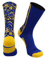 TCK socks Royal/Gold / X-Large Digital Camo Crew Socks