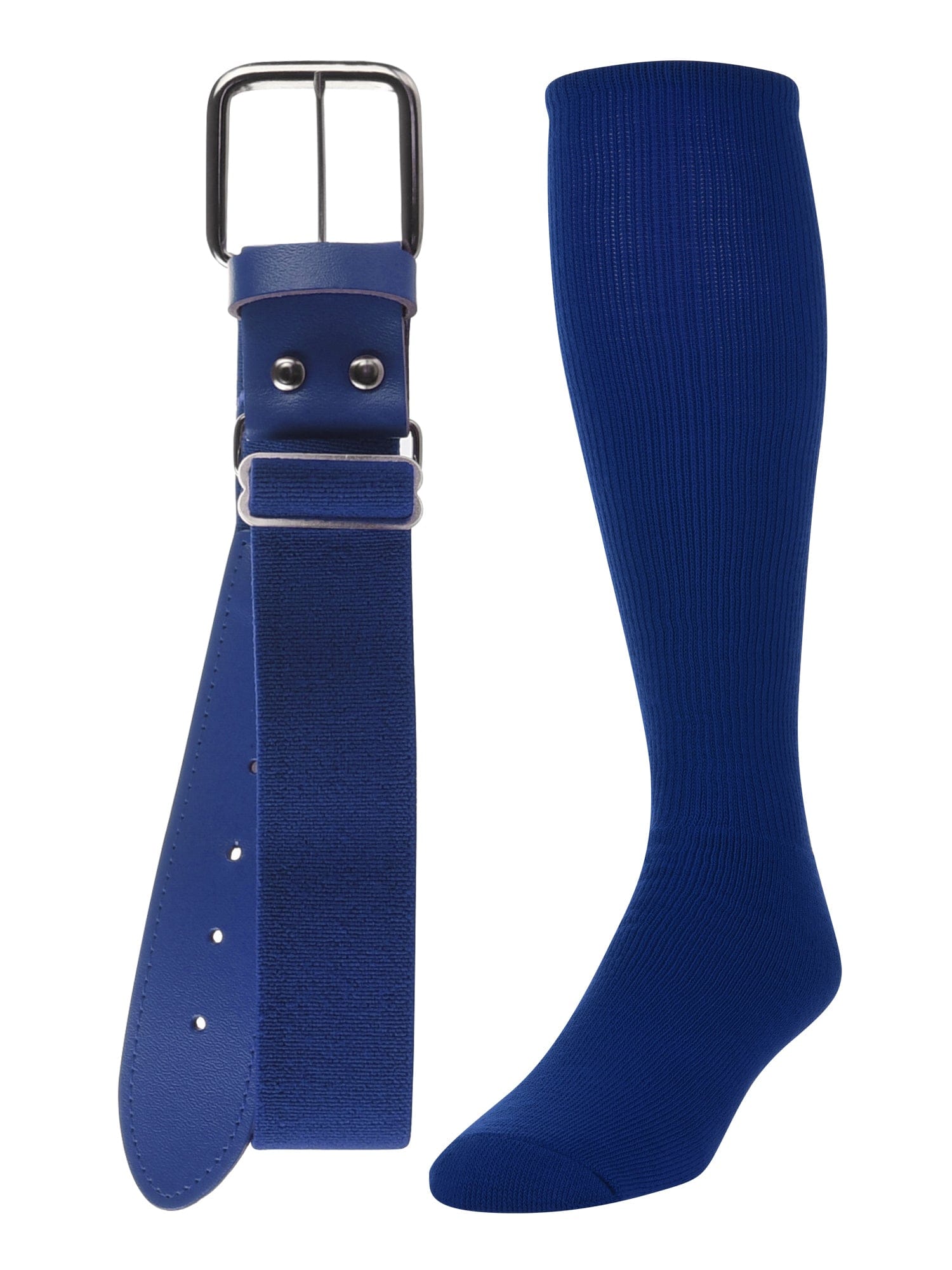TCK Baseball Sock & Belt Combo - Royal / M TCK Baseball Sock & Belt Combo - Royal / M