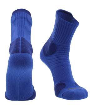 TCK socks Royal / Medium Crossover Multi-Sport Quarter Crew Socks