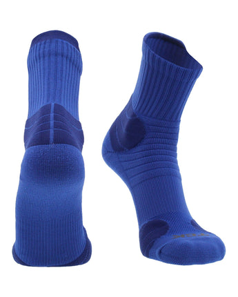TCK socks Royal / Medium Crossover Multi-Sport Quarter Crew Socks