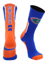 TCK socks Royal/Orange/White / Large University of Florida Gators Socks Perimeter Crew