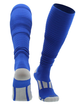 TCK socks Royal / Small Scrunch Football Socks For Boys and Men