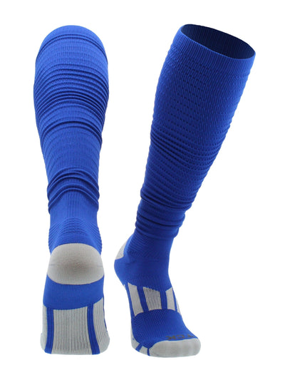 TCK socks Royal / Small Scrunch Football Socks For Boys and Men