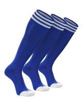 TCK socks Royal/White 3-Pack / X-Small Prosport Trio Striped Socks
