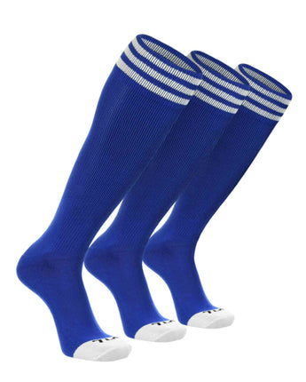 TCK socks Royal/White 3-Pack / X-Small Prosport Trio Striped Socks